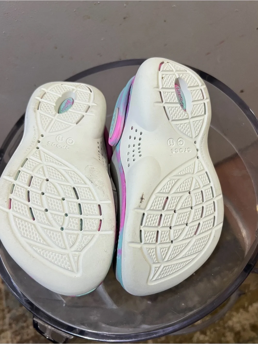 Kids' Comfort Clogs in Pink, Mint & White